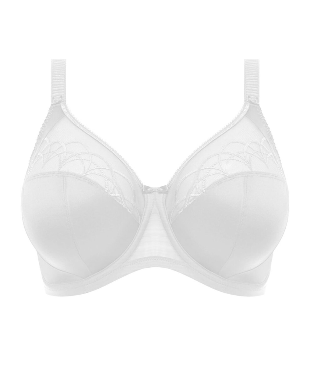 Elomi Side support cate underwired bra in white 
