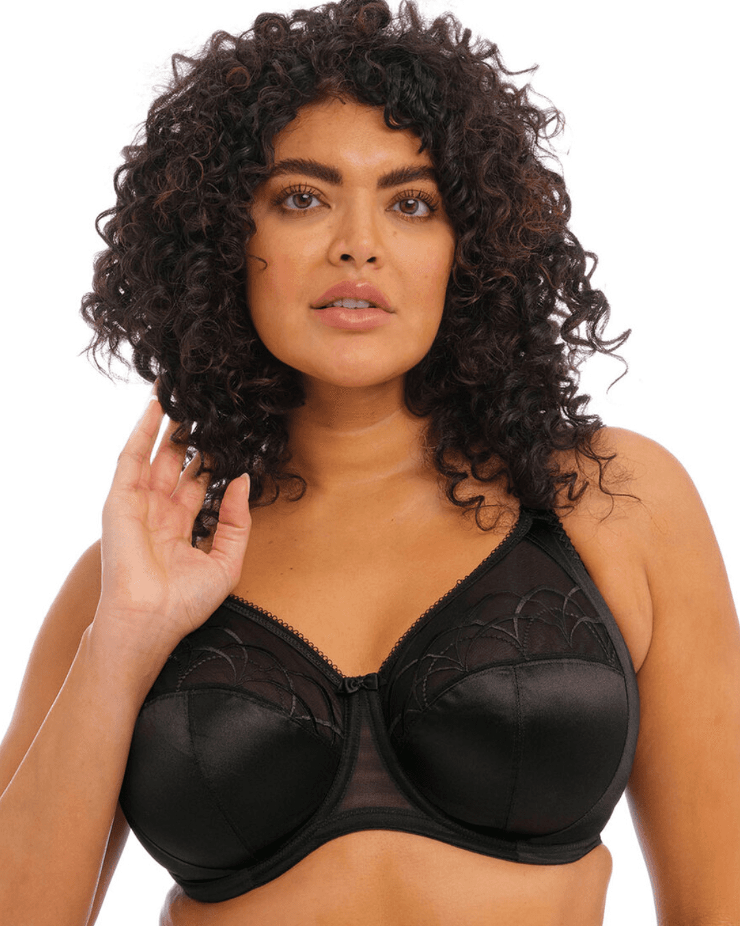 Elomi Cate underwired black bra full cup