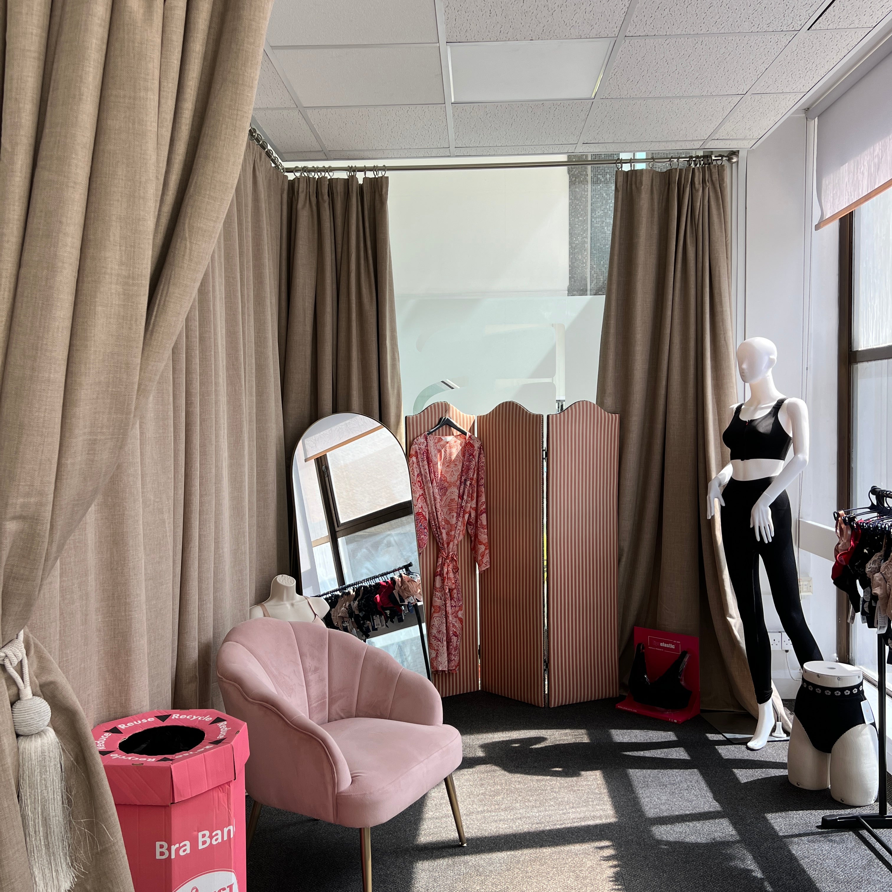 image of inside the fitting room based in maidstone kent