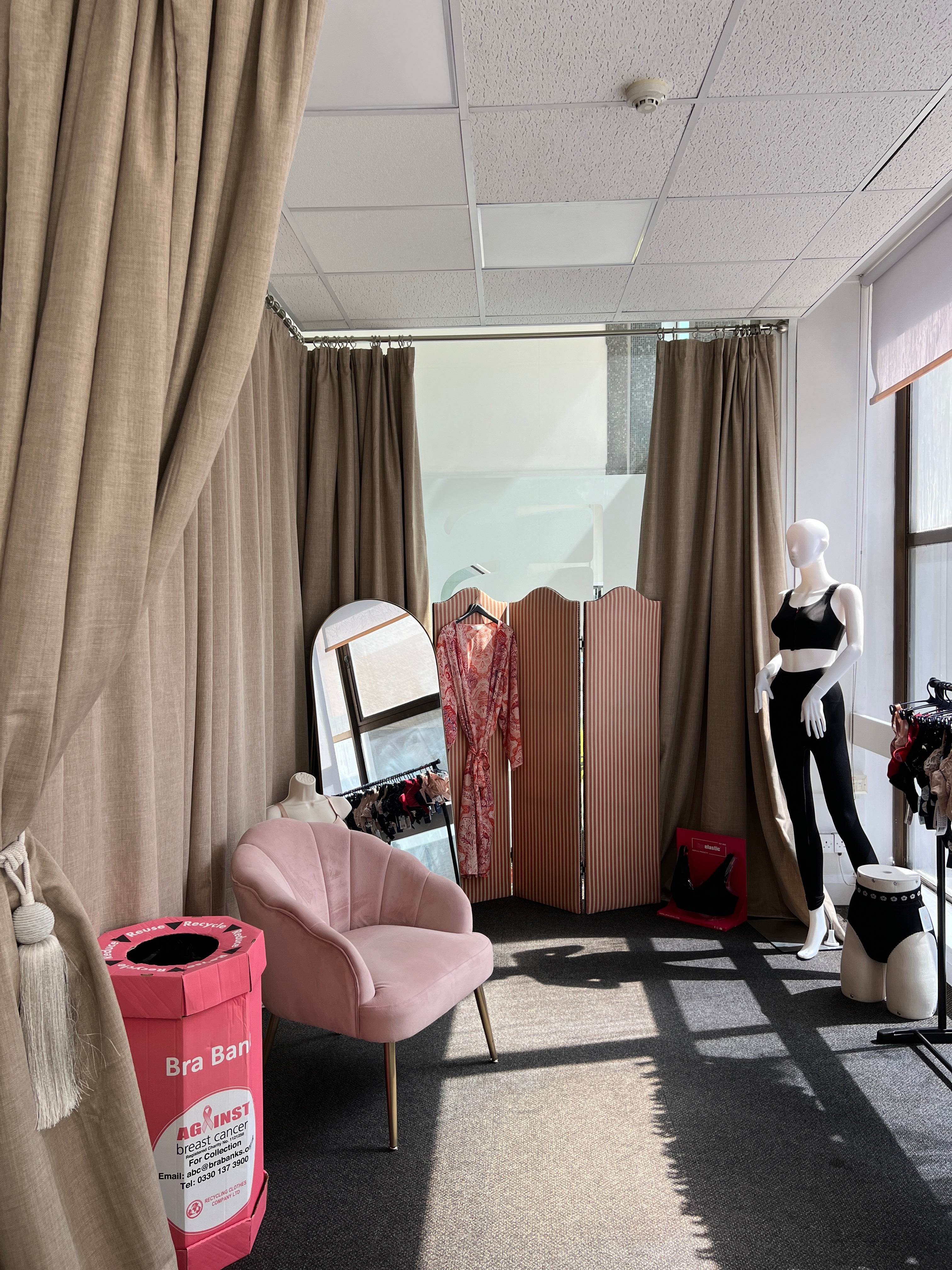 image of inside the fitting room based in maidstone kent