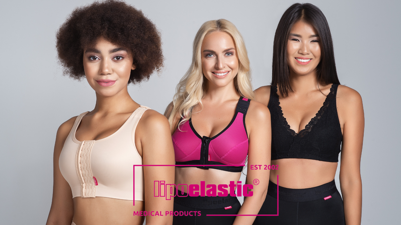 Lipoelastic post surgical bras