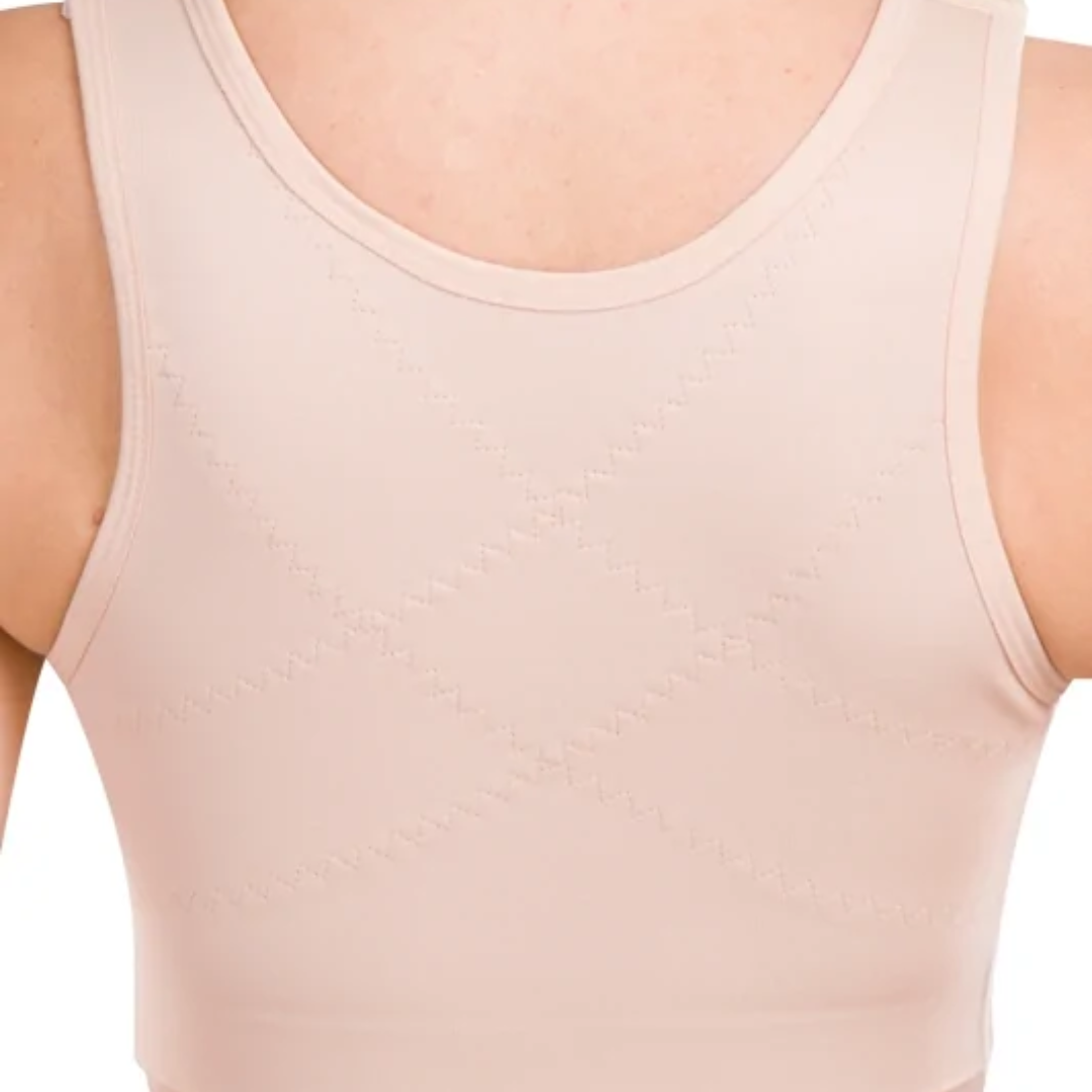 pi plus back view, post surgery bra for larger implants