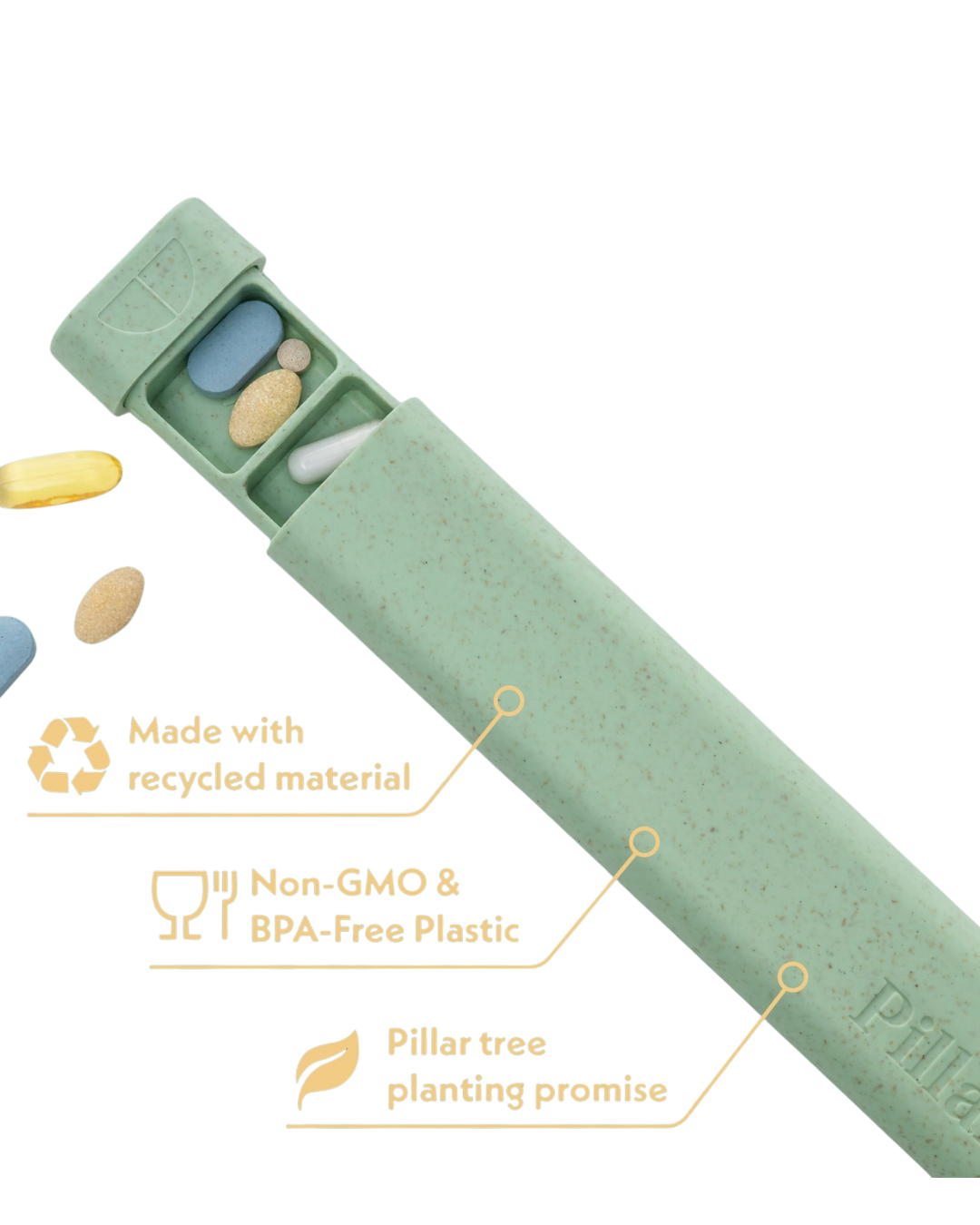 Pillar 7 Day Pill Organiser