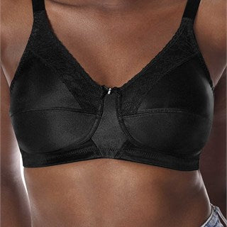 Comfortable and supportive, the Amoena Nancy Post Mastectomy Bra in black offers a smooth, seamless fit with adjustable straps, designed for post-surgery comfort.