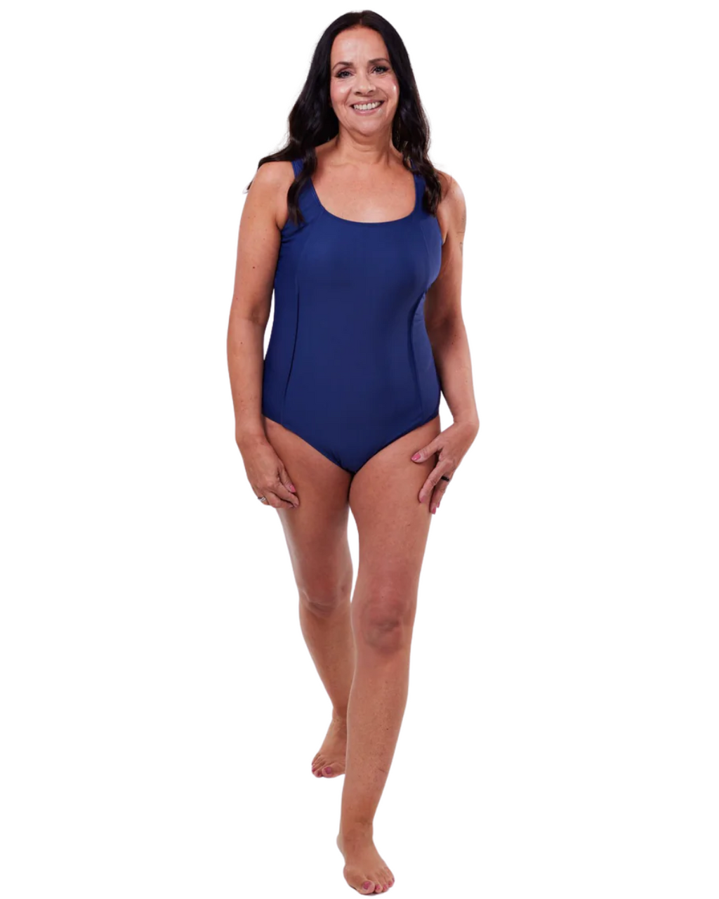 navy cancer research uk mastectomy swimsuit in navy 