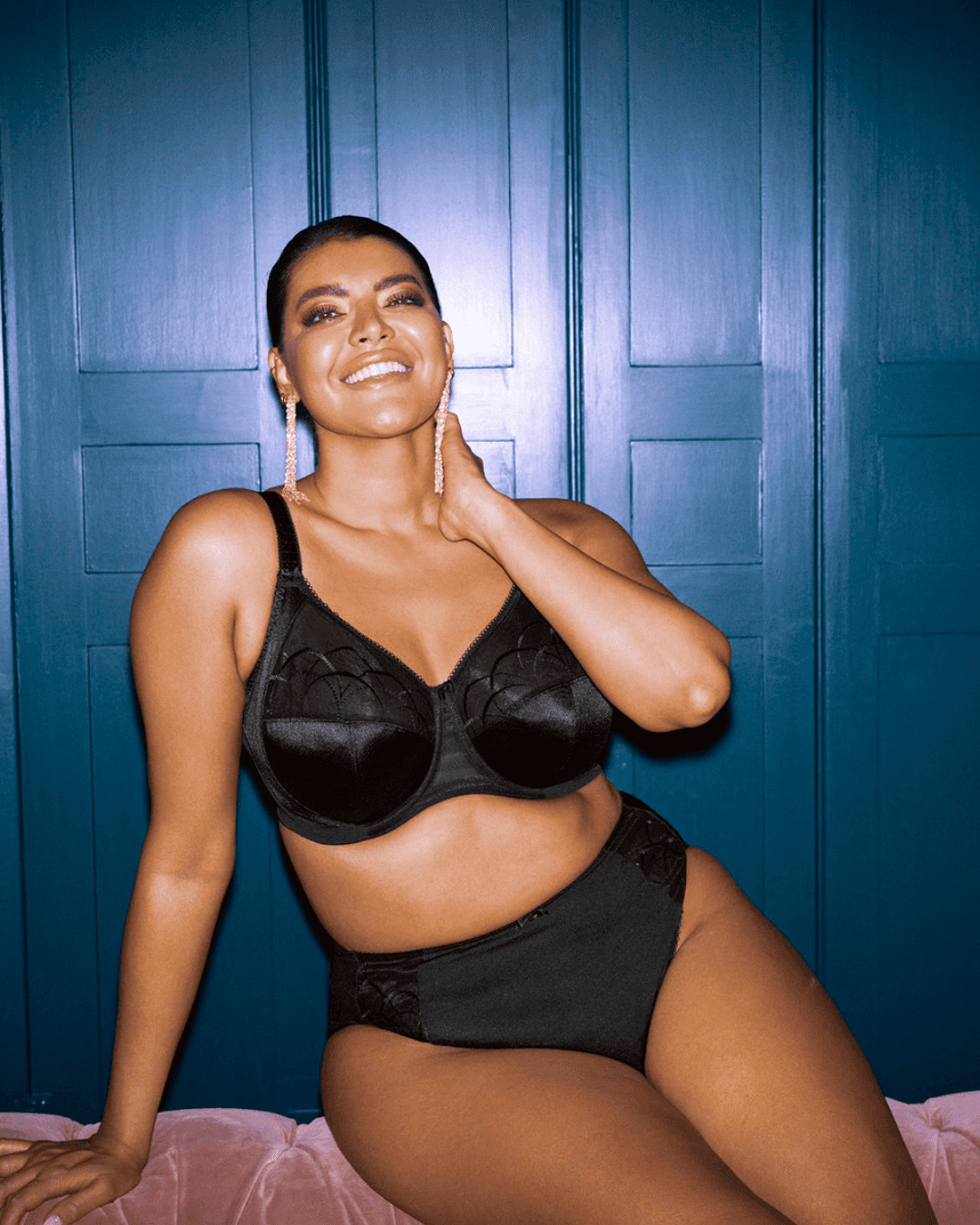 Elomi Cate underwired black bra full cup