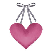This post surgery heart cushion is a post-operative pillow tailored for post mastectomy and lumpectomy surgery.

Designed and shaped to offer comfort and protection under the arm and breast area. The satin ribbon tie can be tied over your shoulder and adjusted to suit your comfort needs.
