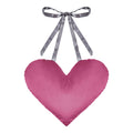This post surgery heart cushion is a post-operative pillow tailored for post mastectomy and lumpectomy surgery.

Designed and shaped to offer comfort and protection under the arm and breast area. The satin ribbon tie can be tied over your shoulder and adjusted to suit your comfort needs.
