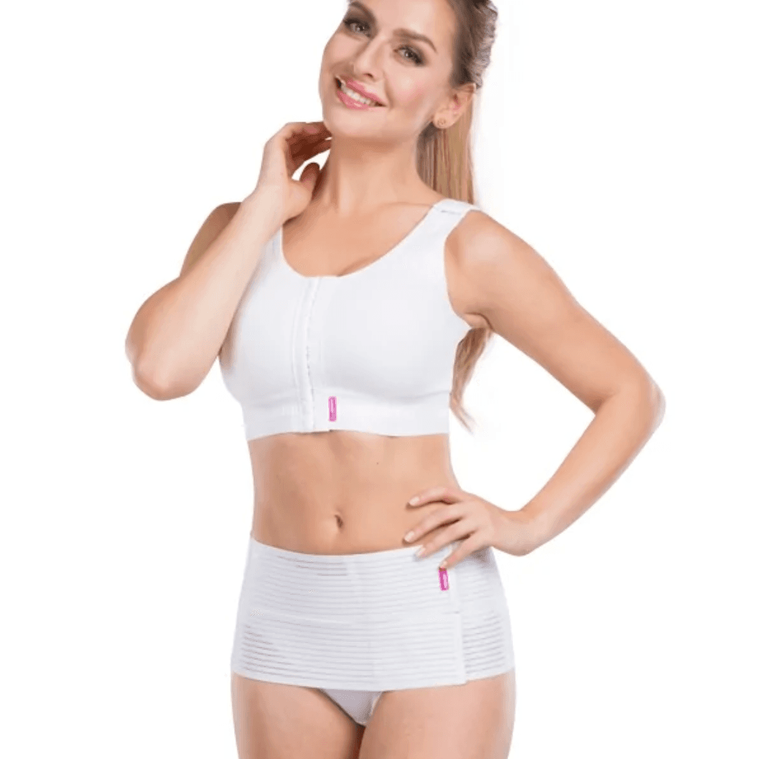 Lipoelastic KPG white compression belt 