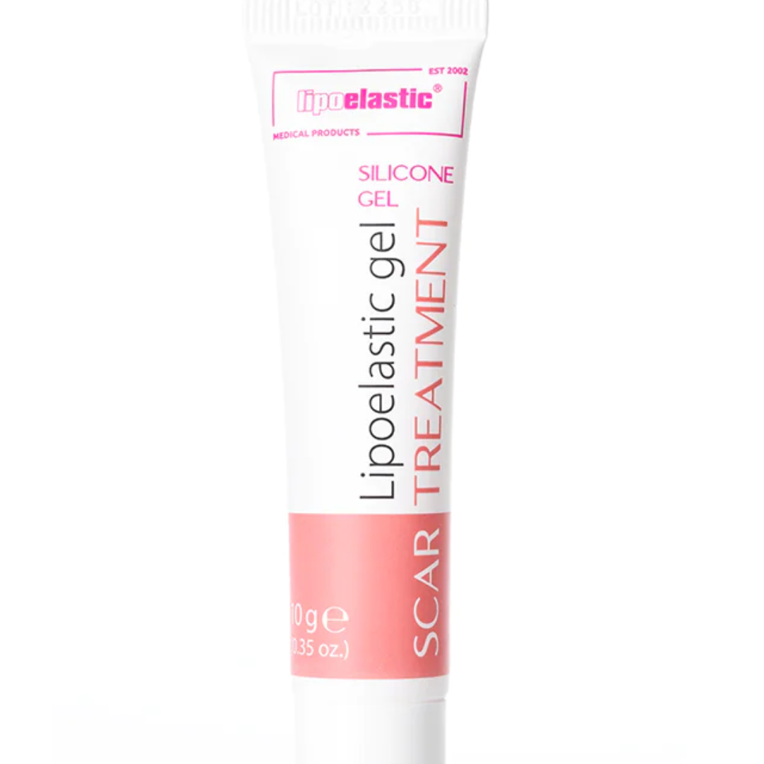 image showing the new Lipoelastic scar gel treatment suitable for scars after surgery 