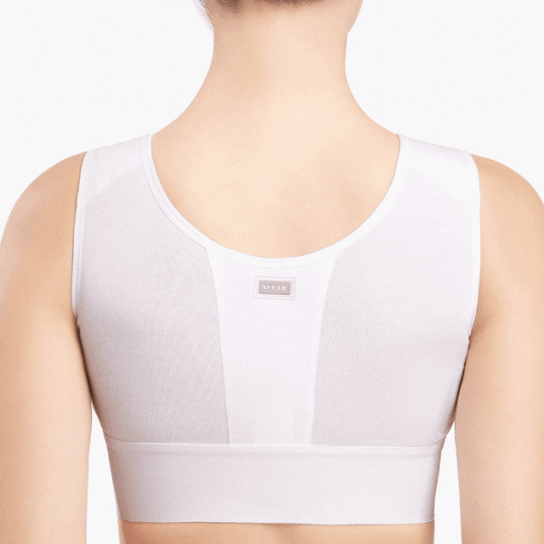 RRecova Mima Post Surgery Bra – Supportive and comfortable post-surgical bra designed for breast augmentation recovery. This post-operative bra provides optimal compression and a secure fit to aid healing and enhance comfort after surgery.