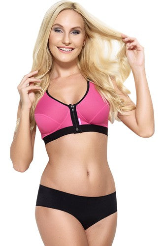 pi unique sports bra front view 