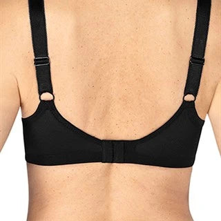 back view of amoena bra rita in black 