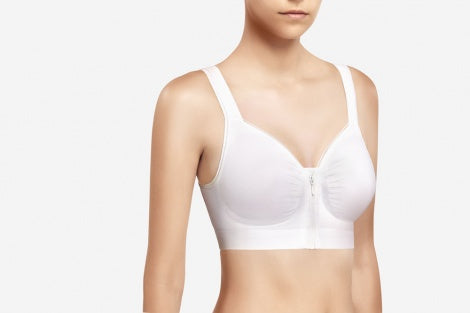 Post operative bra from voe front view 