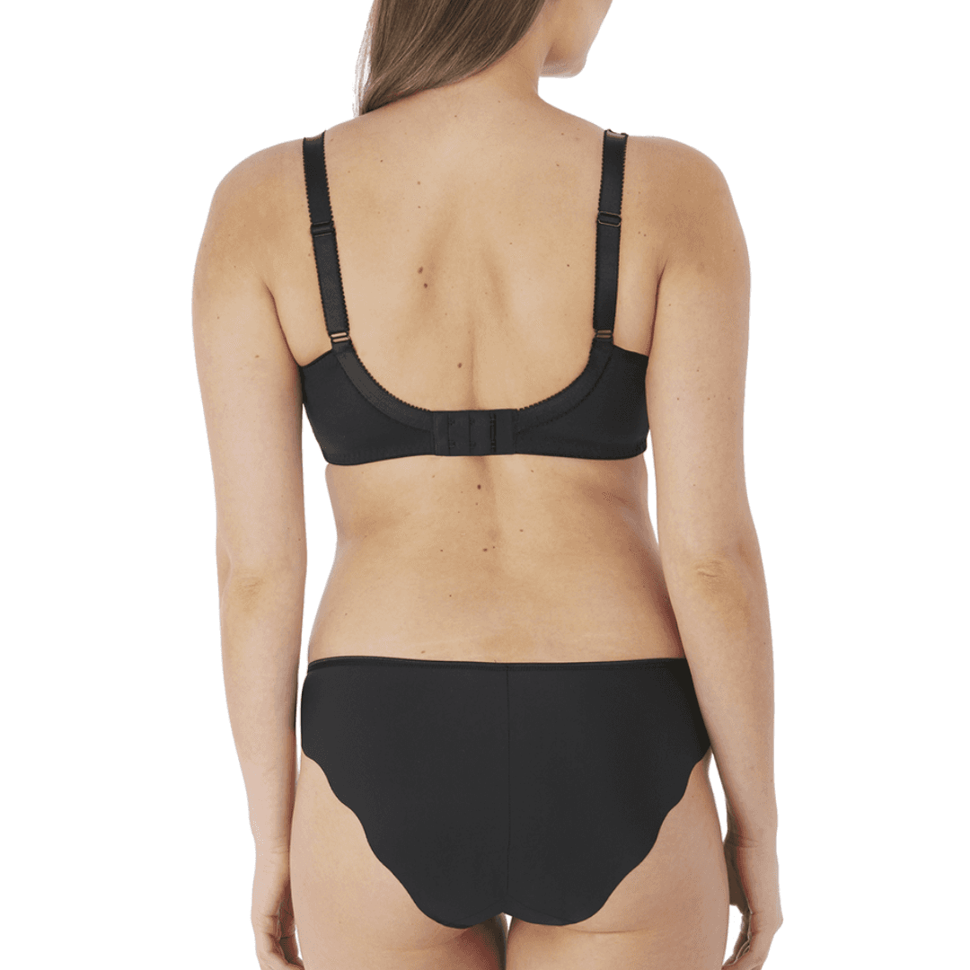 Fantasie Ana Side Support Black soft cup underwired bra