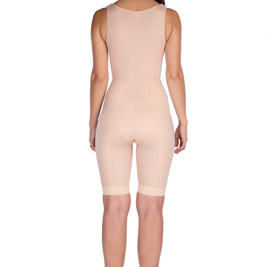 image showing the back of the vf body variant by lipoelastic. high back compression garment for post surgical use