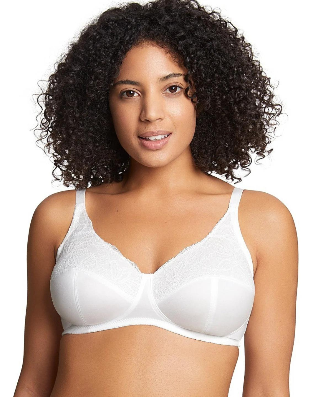 Royce joely Bra soft cup with lace detailing and pocketed to hold a breast form 
