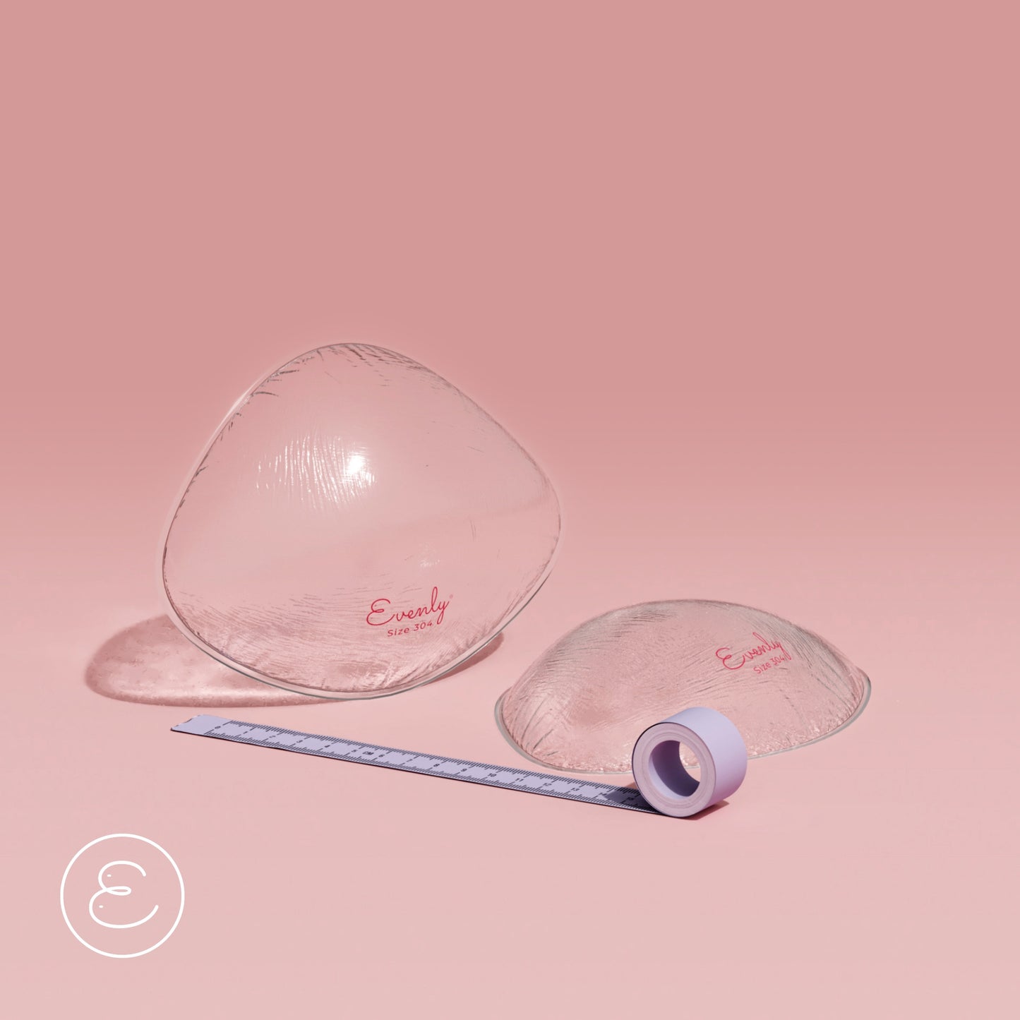Evenly Bra Balancers for breast asymmetry - lightweight silicone balancers for a symmetrical appearance. Restore confidence, alleviate discomfort, and achieve even weight distribution. Ideal for everyday wear, swimming, and exercising. Available at The Fitting Service