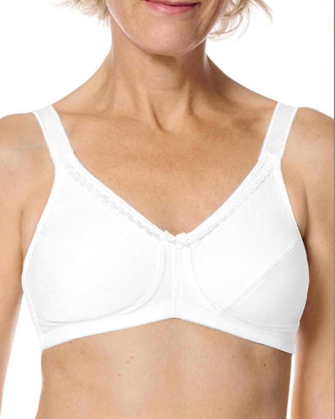 Amoena Rita Bra - Pocketed, non-wired bra offering firm control and support for post-breast surgery.