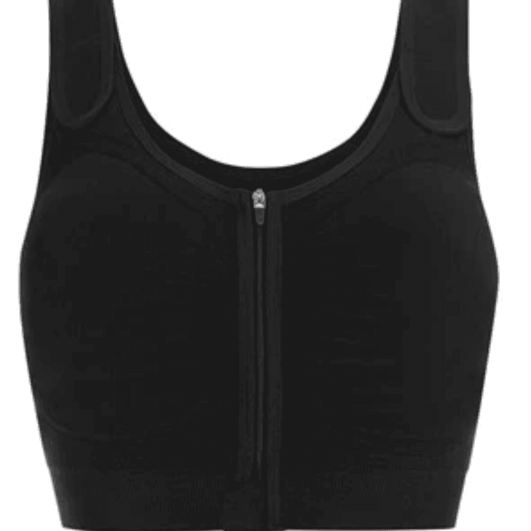 The Amoena Leyla post op surgical Bra offers optimal comfort and support during post-surgical recovery. Its seamless design and soft fabric provide a gentle feel against the skin. A pocketed bra for mastectomy, it is compatible with breast forms or prostheses. Choose the Amoena Leyla bra for a seamless and comfortable healing experience.