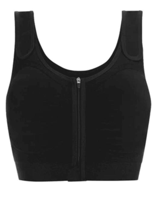 The Amoena Leyla post op surgical Bra offers optimal comfort and support during post-surgical recovery. Its seamless design and soft fabric provide a gentle feel against the skin. A pocketed bra for mastectomy, it is compatible with breast forms or prostheses. Choose the Amoena Leyla bra for a seamless and comfortable healing experience.