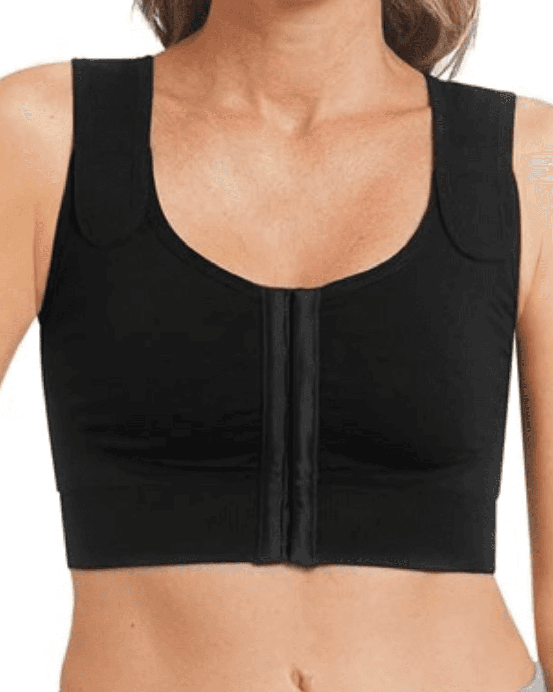 Amoena Sina Seamless post surgery bra in black 