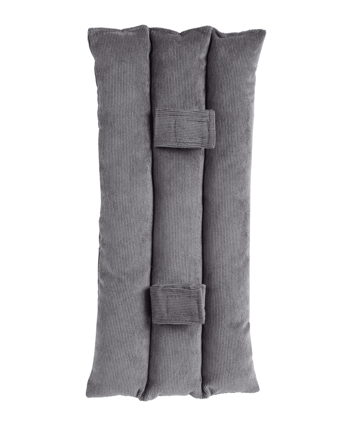 Grey post-surgery seat belt protector from Cancer Research UK 