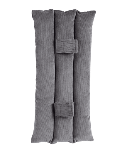 Grey post-surgery seat belt protector from Cancer Research UK 