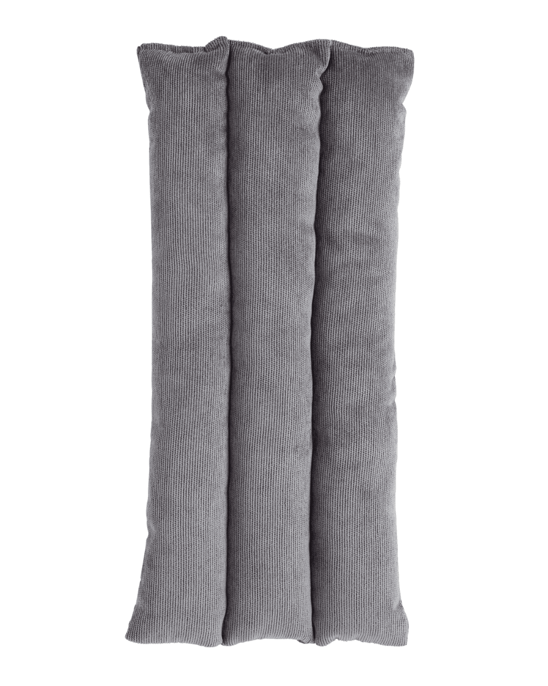 Grey post-surgery seat belt protector from Cancer Research UK